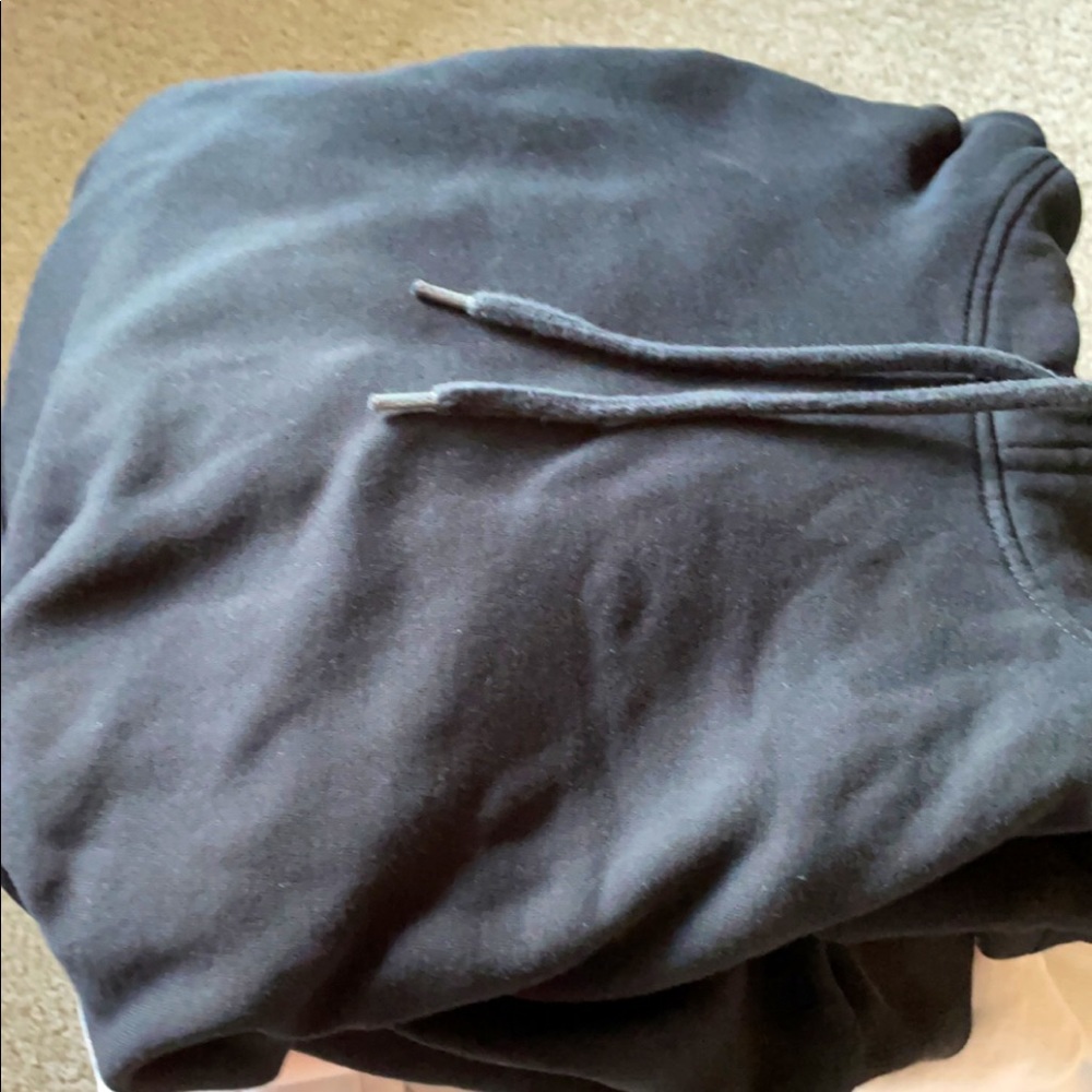 Plain/Basic Black Hoodie